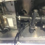 Box mounted and Espar installed. Espar Diesel Heater Van Install