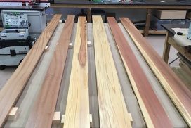 Our favorite studio in Santa Rosa called Studio 180 Wood ceiling installation for Mitsubishi Delica L300
