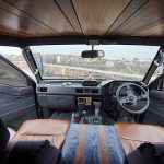 Wood ceiling installation for Mitsubishi Delica L300
