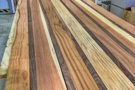 Wood ceiling installation for Mitsubishi Delica L300