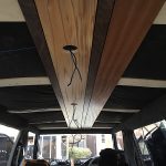 Wood ceiling installation for Mitsubishi Delica L300