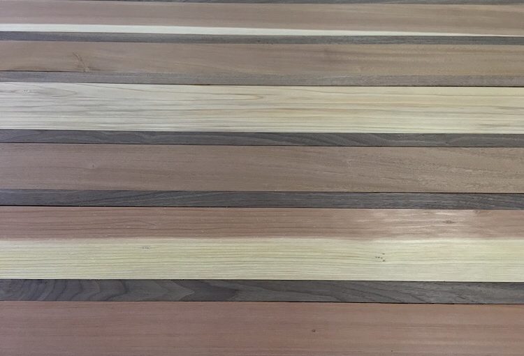Wood ceiling installation for Mitsubishi Delica L300