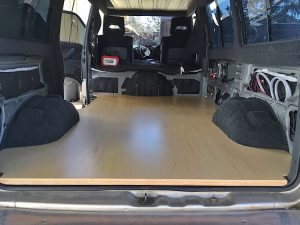 Baltic Birch Ply Floor Van Floor Install Mitsubishi Delica L300